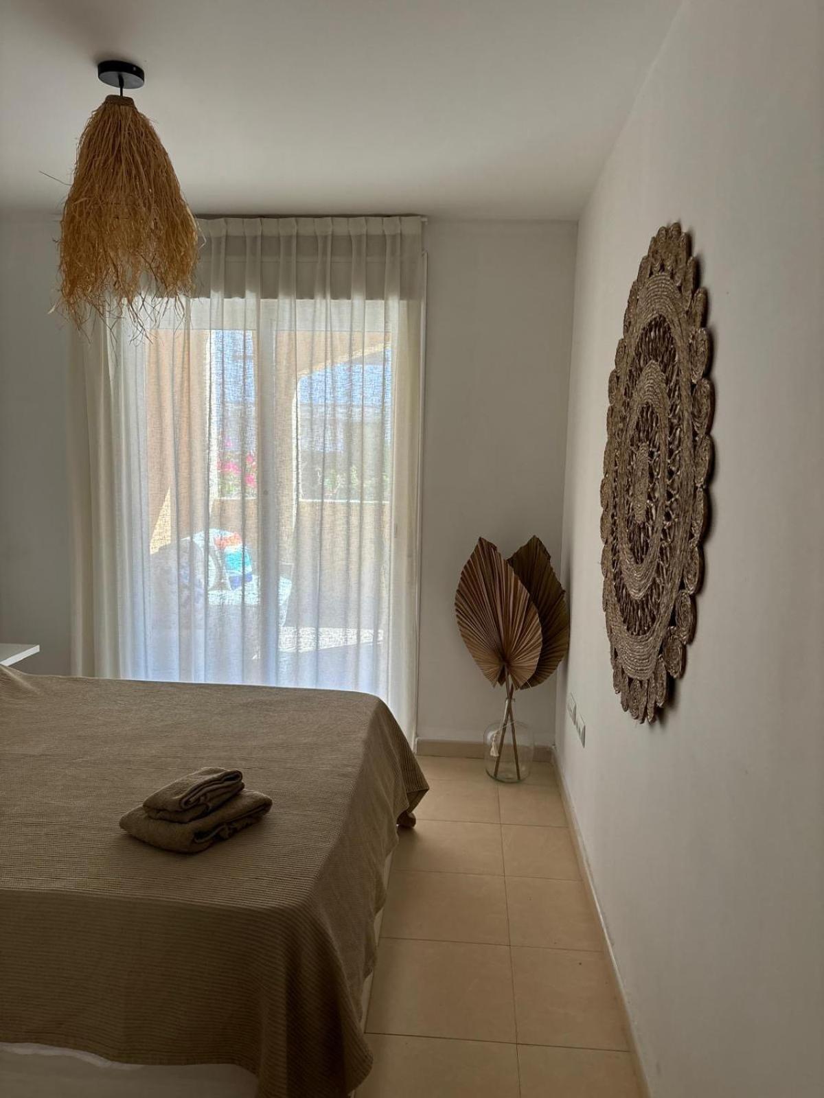 דירות Playas de Vera Bajo Con Jardin A Pie De Playa Y Piscina Comunitaria Con Jacuzzi מראה חיצוני תמונה