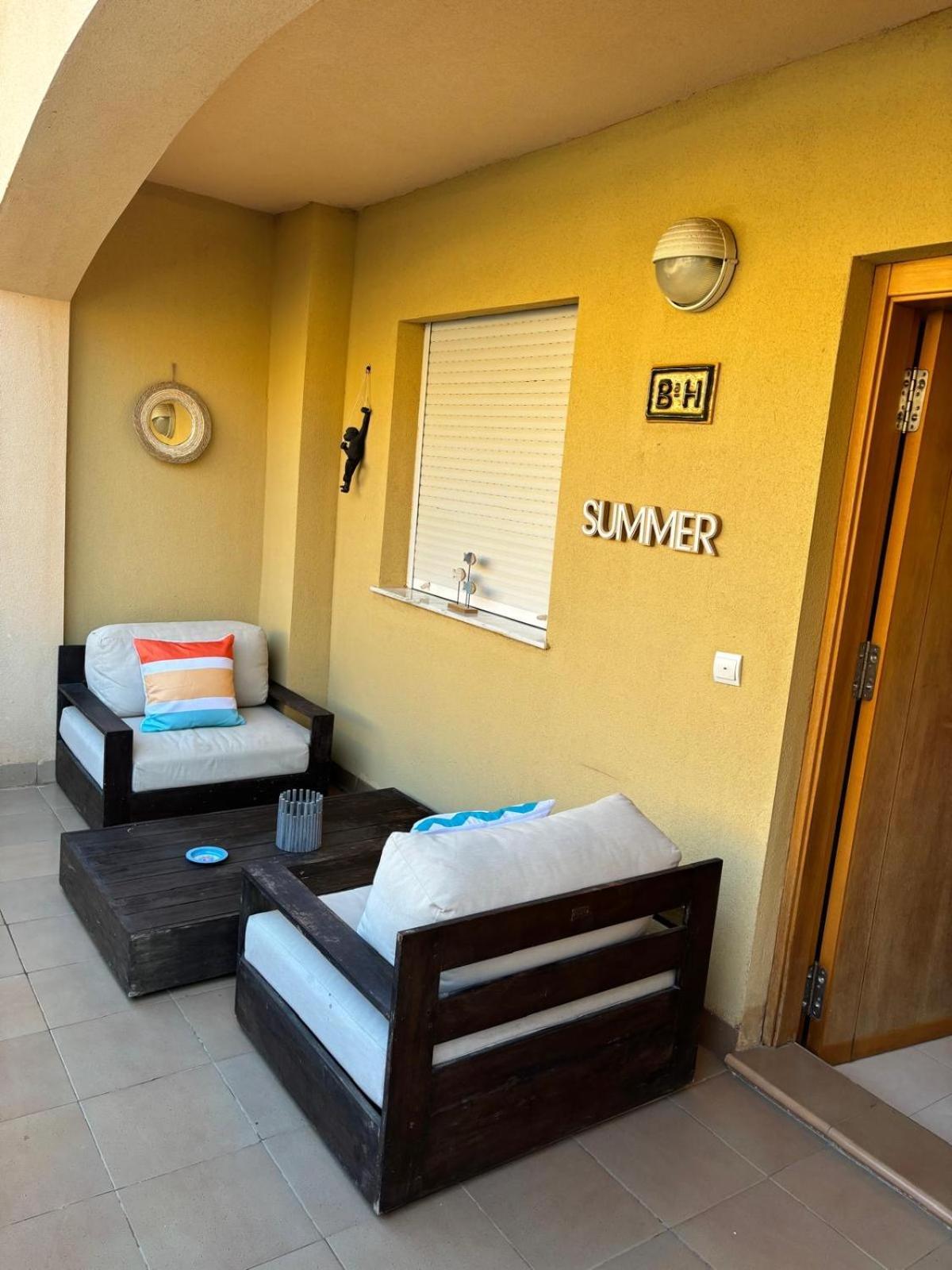 דירות Playas de Vera Bajo Con Jardin A Pie De Playa Y Piscina Comunitaria Con Jacuzzi מראה חיצוני תמונה